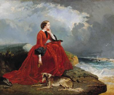 Empress Eugenie (1826-1920) at Biarritz