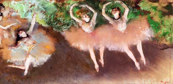 Ballett-Szene van Edgar Degas