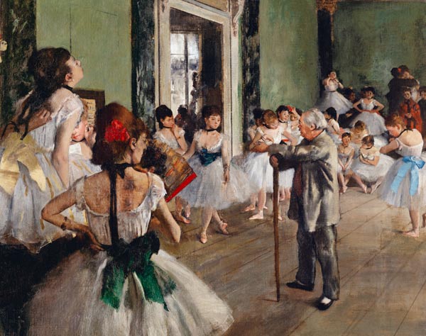 De balletklas  van Edgar Degas