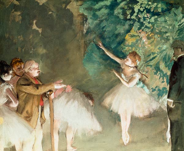 Ballet Practice van Edgar Degas
