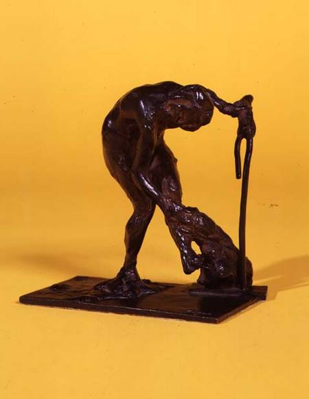 Bending Dancer van Edgar Degas