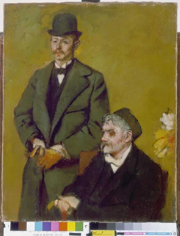 Bildnis der Herren Henri und Alexis Rouart. van Edgar Degas