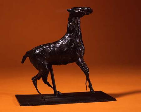 Caracoling Horse van Edgar Degas