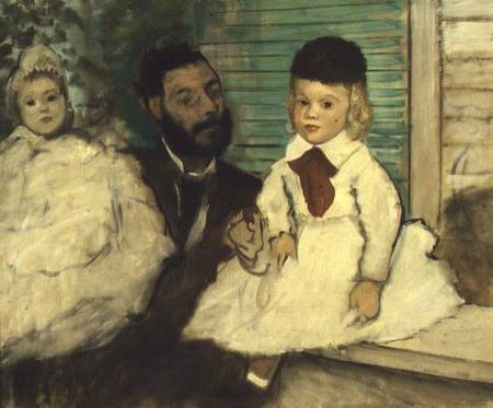 Comte Le Pic and his Sons van Edgar Degas
