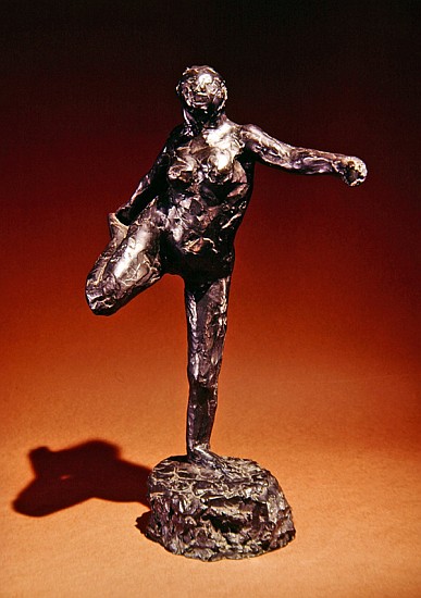 Dancer (bronze) van Edgar Degas