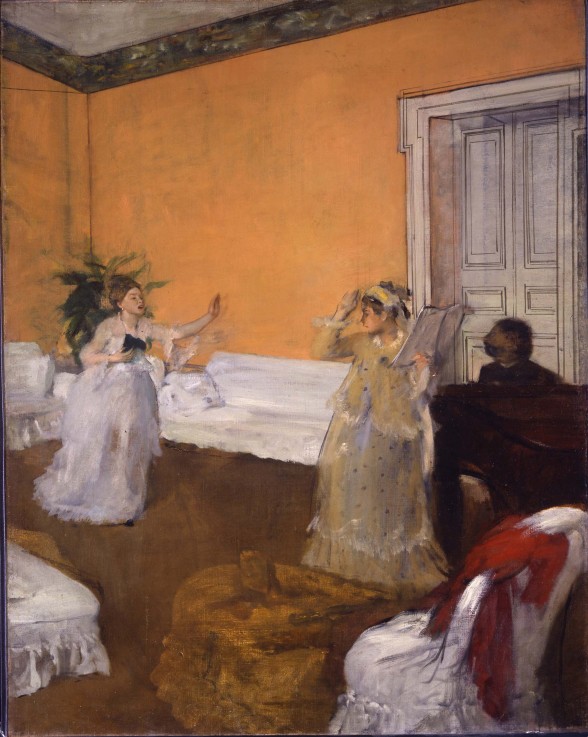 The Song Rehearsal van Edgar Degas