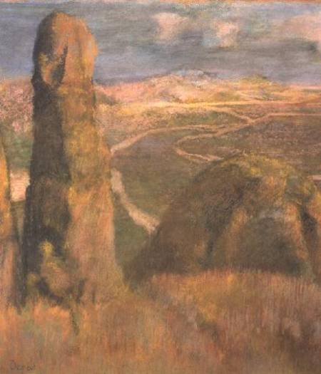 Landscape van Edgar Degas