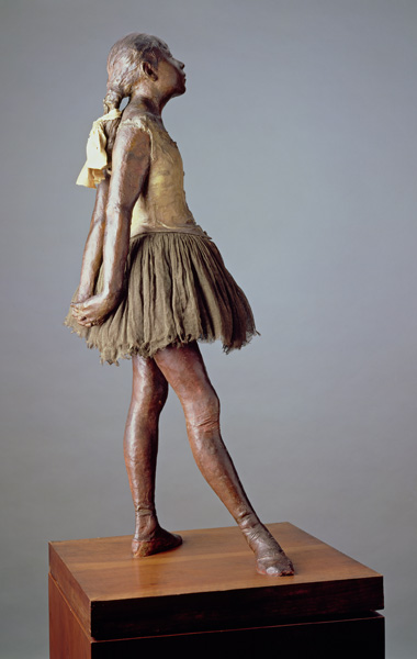 Little Dancer, Aged 14 (polychrome bronze, muslin, satin and van Edgar Degas