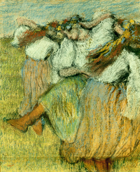 Russian dancers van Edgar Degas