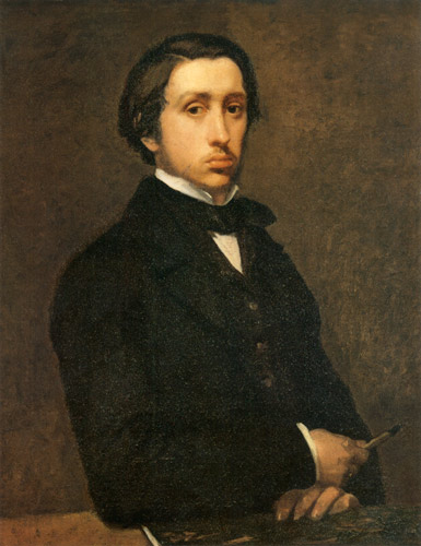 Selbstbildnis van Edgar Degas