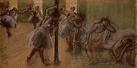 Tänzerinnen im Probenraum. van Edgar Degas