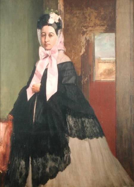 Therese de Gas (1842-95), sister of the artist, later Madame Edmond Morbilli van Edgar Degas