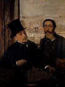 Edgar Degas und Evariste de Valernes.