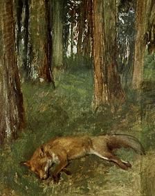 Toter Fuchs. van Edgar Degas