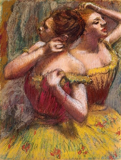 Two Dancers van Edgar Degas