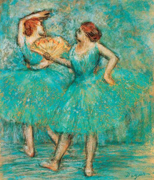 Two Dancers van Edgar Degas