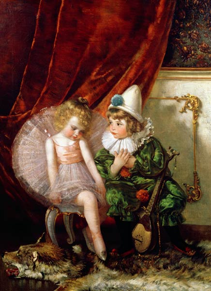Pierrot and Pierrette van Edmond Louyot