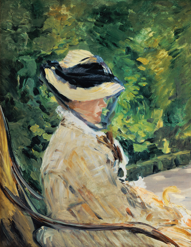 Madame Manet at Bellevue van Edouard Manet