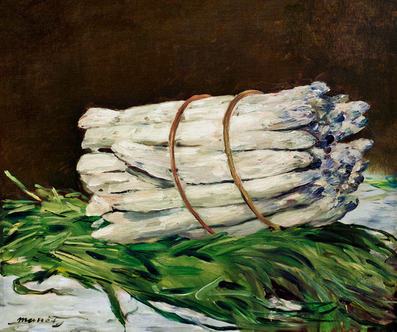 Botte d'asperges (Spargelstillleben) van Edouard Manet