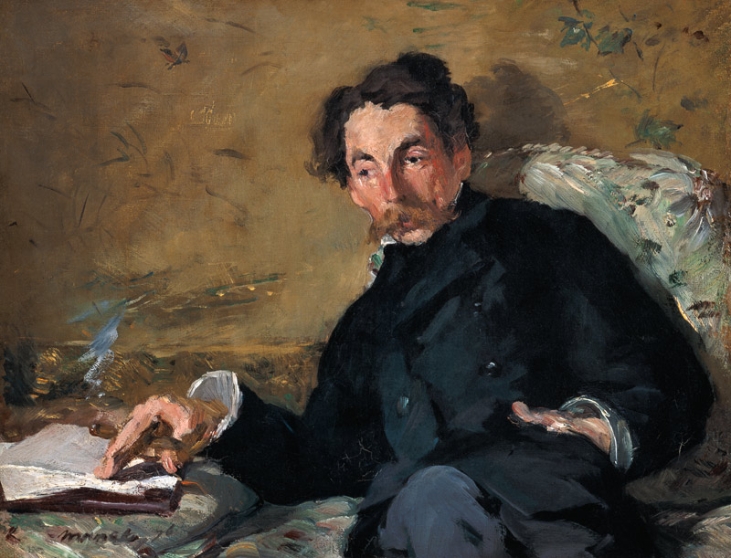 Stephane Mallarme (1842-98) van Edouard Manet