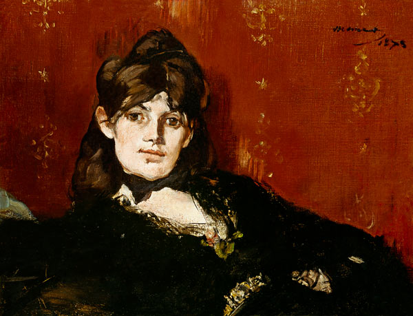 Berthe Morisot (1841-95) Reclining van Edouard Manet