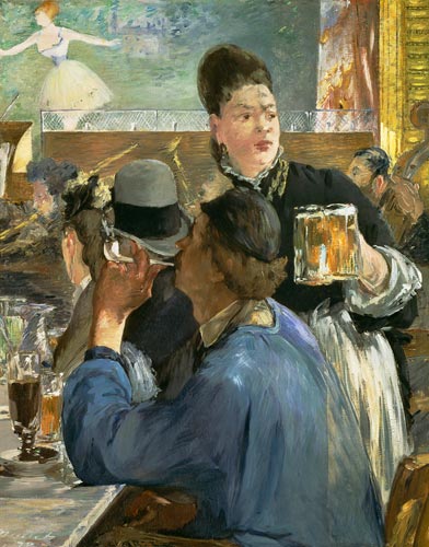 Die Bierkellnerin van Edouard Manet