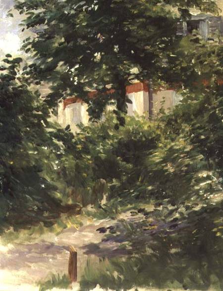 A Corner of the Garden in Rueil van Edouard Manet