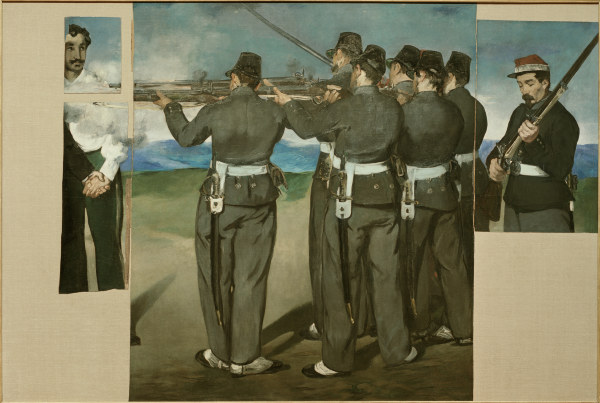 Execution of Maximilian of Mexico van Edouard Manet