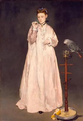 Lady with Parrot