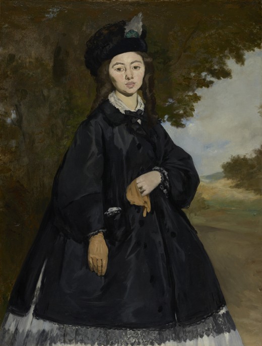 Portrait of Madame Brunet van Edouard Manet