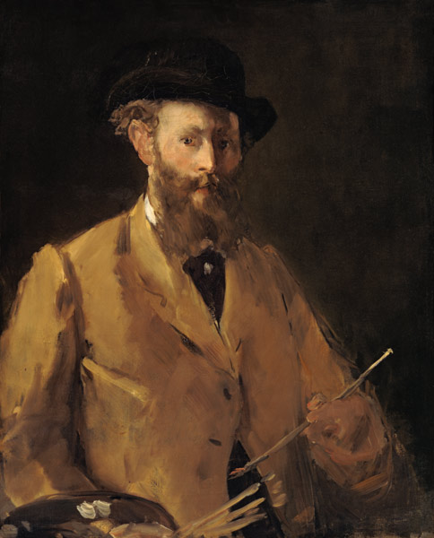 Selbstbildnis mit Palette van Edouard Manet