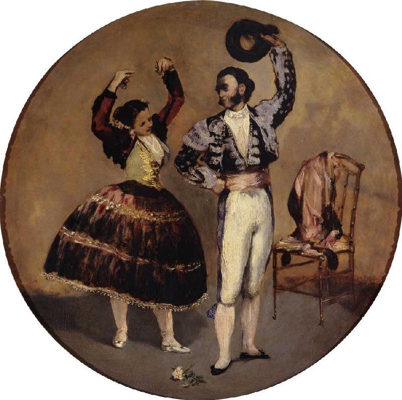 Spanisches Tanzpaar. van Edouard Manet