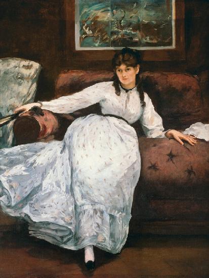 The Rest, portrait of Berthe Morisot (1841-95)