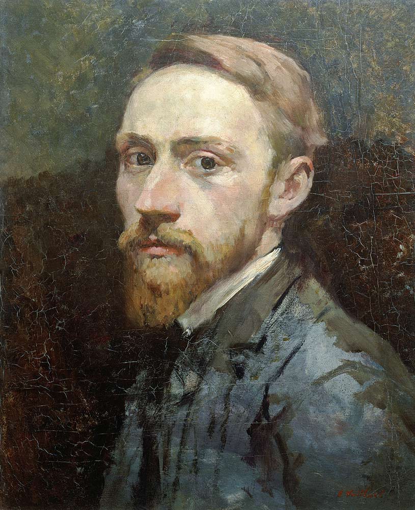 Self Portrait, c.1889-90 (oil on canvas)  van Edouard Vuillard