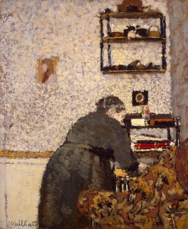 Old Woman in an Interior van Edouard Vuillard