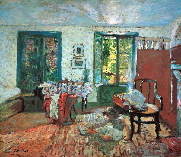 Annette im Interieur van Edouard Vuillard