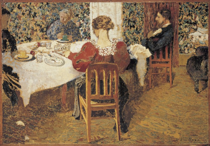 A table (Le Dejeuner) van Edouard Vuillard