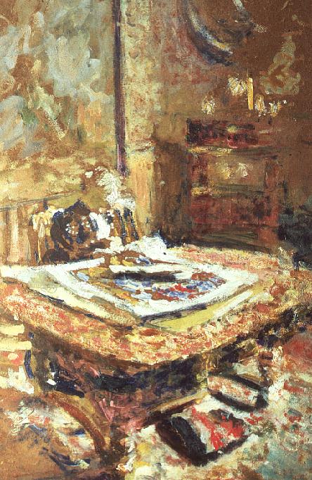 Interior, c.1906 (oil on card)  van Edouard Vuillard