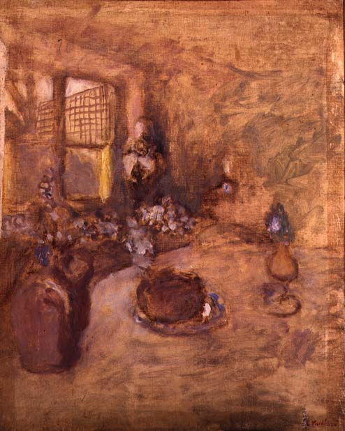Interior (oil on canvas)  van Edouard Vuillard