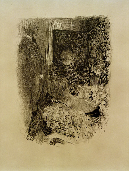 Intimite (Vertrautheit), 1895. van Edouard Vuillard