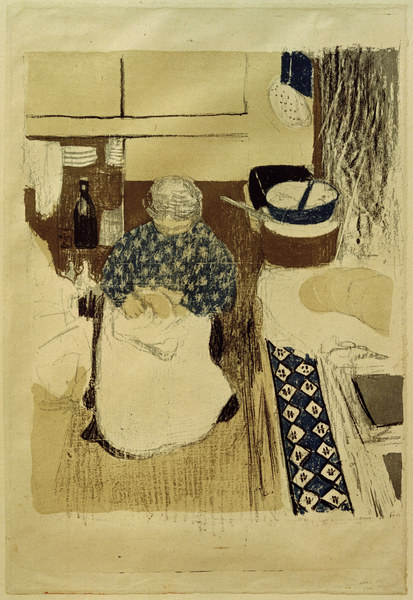 La cuisiniere (Die Koechin), van Edouard Vuillard