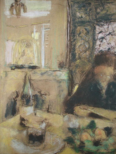 The Mother of the Artist Reading (pastel)  van Edouard Vuillard