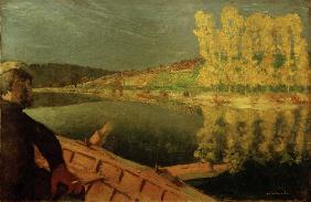 En barque (Im Boot), 1897.