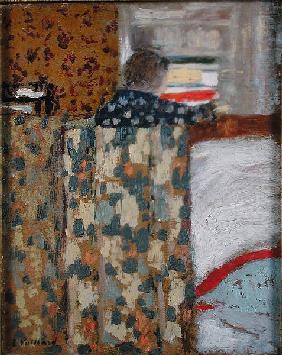 The Linen Cupboard, c.1893-95 (oil on card) 