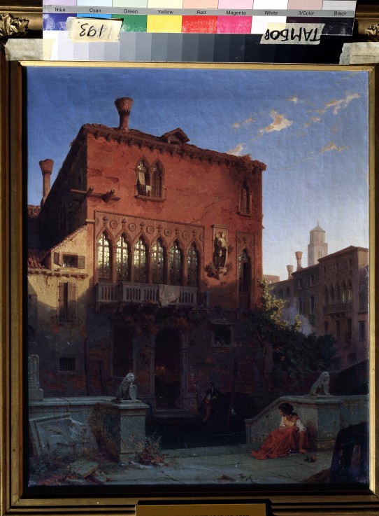 The House of Othello, the Moore in Venice van Eduard Gerhardt