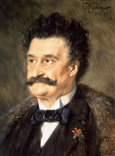 Johann Strauss der Jüngere van Eduard Grützner
