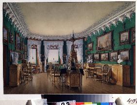 The Study room of Emperor Nicholas I in the Cottage Palace in Peterhof