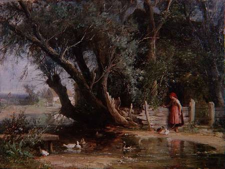 The Duck Pond van Eduard Heinel