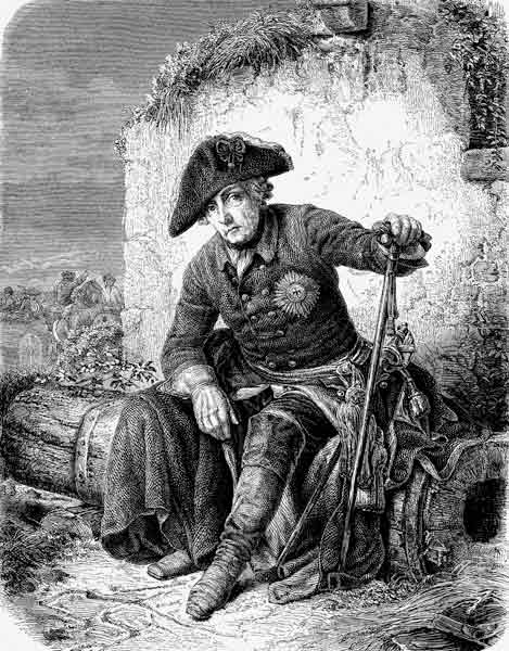 Frederick the Great (From the Illustrirte Zeitung) van Eduard Kretzschmar