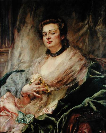 Portrait of the Artist's Wife van Eduardo-Leon Garrido